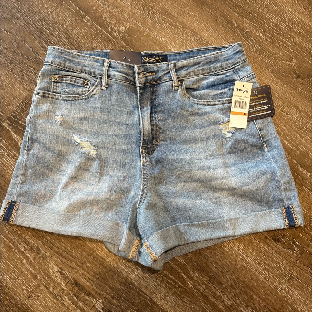 Threadgrit Womens Jean shorts Brand New